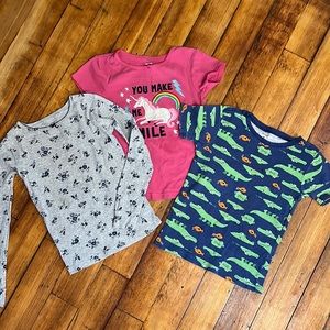 Carters PJ tops
